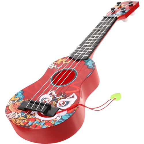 BUGUUYO Ukulele Für Kinder Kinderspielzeug Ukulele Ukulele-Gitarre Für Kinder Ukulele Für Vorschulkinder Gitarrenspielzeug Für Kinder Ukulele Gitarre Spielzeug Plastik Vorschule Musik von BUGUUYO