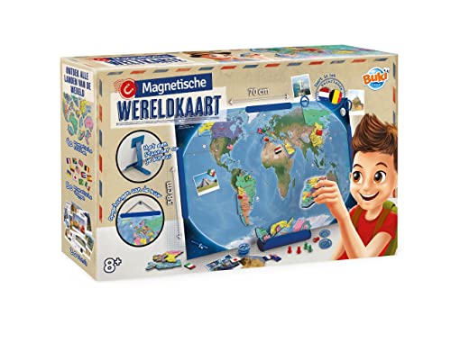 BUKI 7346NL - Magnetische Weltkarte - NIEDERLÄNDISCHE Version von BUKI France