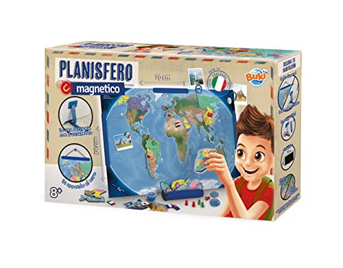 BUKI 7346IT - Magnetische Weltkarte - ITALIENISCHE Version von BUKI France