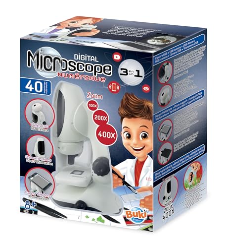 BUKI MR700 - Video-Mikroskop, mit 3 Funktionen, Blanc BUKI MR700 - Video-Mikroskop, mit 3 Funktionen, Blanc von Buki