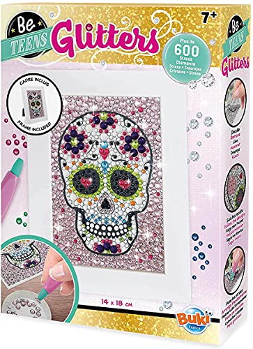 Buki - DP008 - Be teens glitters - totenkopf von Buki