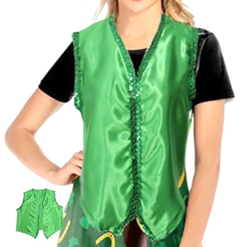 St. Patrick's Day Kostüm-Set, St. Patrick's Day Parade-Kostüm-Set, Urlaubs-Outfit für Damen und Herren, Urlaubsparty-Outfit für St. Patrick's Day Dekorationen von BUKISA