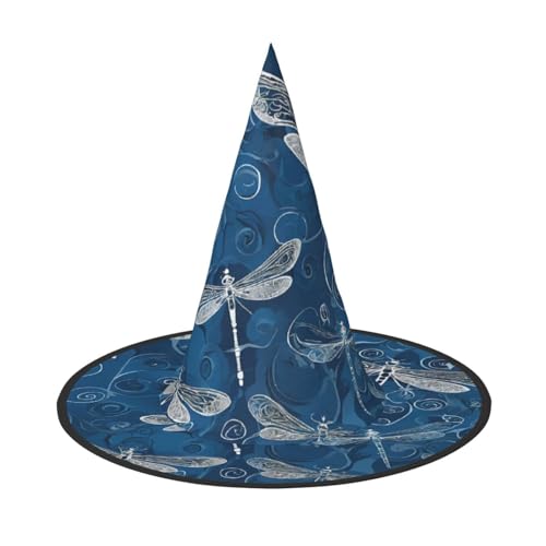 BULQAPZDF Blaue Libelle Halloween Hexerhut Halloween Hexer Party Kostüm Zubehör BULQAPZDF Blaue Libelle Halloween Hexerhut Halloween Hexer Party Kostüm Zubehör von BULQAPZDF