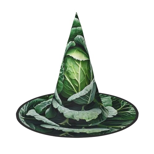 BULQAPZDF Bright Cabbage Halloween Witcher Hat, Halloween Witcher Party Costume Accessories BULQAPZDF Bright Cabbage Halloween Witcher Hat, Halloween Witcher Party Costume Accessories von BULQAPZDF