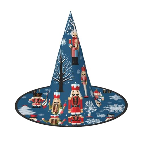 BULQAPZDF Damen Nussknacker Ballett Xmas Dance Halloween Hexerhut Halloween Hexer Party Kostüm Zubehör von BULQAPZDF