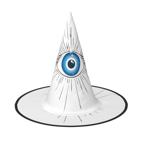 BULQAPZDF Evil Eye Halloween Hexerhut Halloween Hexer Party Kostüm Zubehör BULQAPZDF Evil Eye Halloween Hexerhut Halloween Hexer Party Kostüm Zubehör von BULQAPZDF