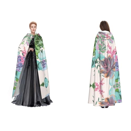 BULQAPZDF Farbenfroher saftiger Samt-Umhang mit Kapuze für Erwachsene Männer und Frauen – Hexe, Vampir, Teufelskostüm – Cosplay und Verkleidung BULQAPZDF Farbenfroher saftiger Samt-Umhang mit Kapuze für Erwachsene Männer und Frauen – Hexe, Vampir, Teufelskostüm – Cosplay und Verkleidung von BULQAPZDF