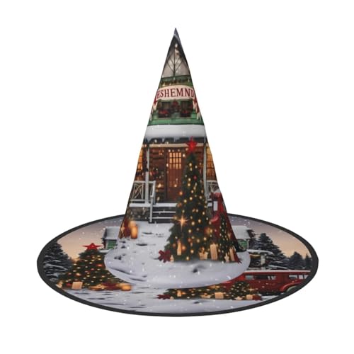 BULQAPZDF Farmhouse Weihnachten Halloween Hexerhut Halloween Hexer Party Kostüm Zubehör BULQAPZDF Farmhouse Weihnachten Halloween Hexerhut Halloween Hexer Party Kostüm Zubehör von BULQAPZDF