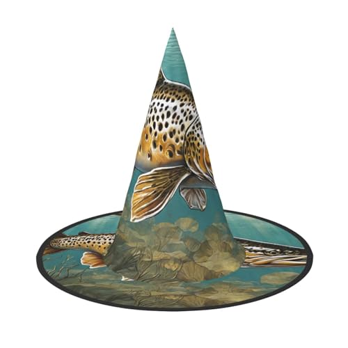 BULQAPZDF Fliegenfisch Halloween Hexerhut Halloween Hexer Party Kostüm Zubehör BULQAPZDF Fliegenfisch Halloween Hexerhut Halloween Hexer Party Kostüm Zubehör von BULQAPZDF