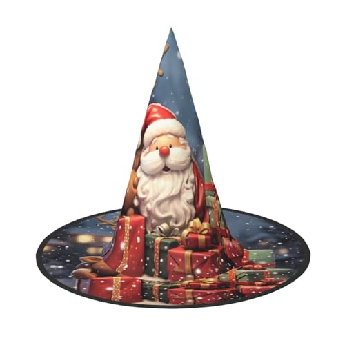 BULQAPZDF Frohe Weihnachten Halloween Hexerhut Halloween Hexer Party Kostüm Zubehör BULQAPZDF Frohe Weihnachten Halloween Hexerhut Halloween Hexer Party Kostüm Zubehör von BULQAPZDF