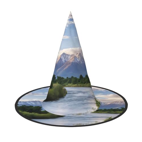 BULQAPZDF Grand Teton Nationalpark Halloween Hexerhut Halloween Hexerparty Kostüm Zubehör BULQAPZDF Grand Teton Nationalpark Halloween Hexerhut Halloween Hexerparty Kostüm Zubehör von BULQAPZDF