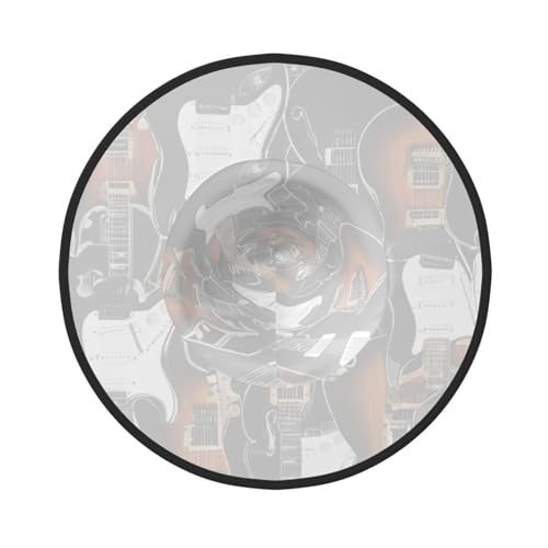 BULQAPZDF Halloween-Hexerhut mit farbigen Akustikgitarren, Halloween-Hexerparty, Kostümzubehör von BULQAPZDF