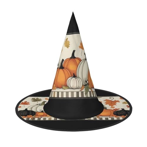 BULQAPZDF Herbst-Zwerg Kürbis Halloween Hexerhut Halloween Hexer Party Kostüm Zubehör BULQAPZDF Herbst-Zwerg Kürbis Halloween Hexerhut Halloween Hexer Party Kostüm Zubehör von BULQAPZDF