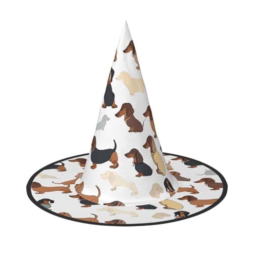 BULQAPZDF I Love My Dog Dackel Halloween Hexerhut Halloween Hexerparty Kostüm Zubehör BULQAPZDF I Love My Dog Dackel Halloween Hexerhut Halloween Hexerparty Kostüm Zubehör von BULQAPZDF