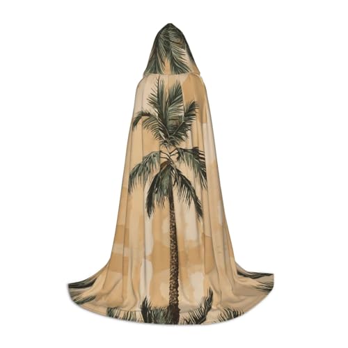 BULQAPZDF Kapuzenumhang mit Palmenmotiv, tropischer Druck, für Teenager, perfekt für modisches und bequemes Tragen BULQAPZDF Kapuzenumhang mit Palmenmotiv, tropischer Druck, für Teenager, perfekt für modisches und bequemes Tragen von BULQAPZDF