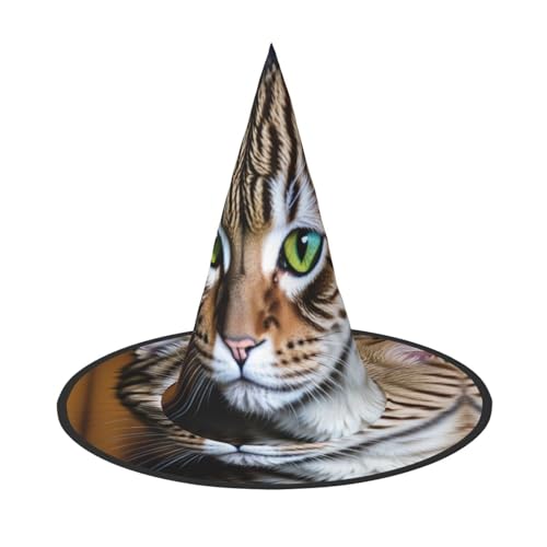 BULQAPZDF Katze Halloween Hexerhut Halloween Hexer Party Kostüm Zubehör BULQAPZDF Katze Halloween Hexerhut Halloween Hexer Party Kostüm Zubehör von BULQAPZDF