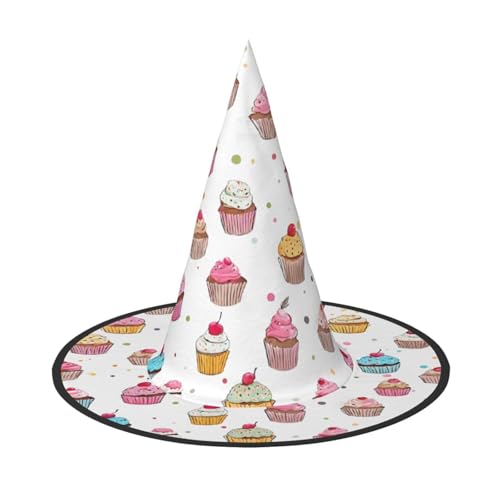 BULQAPZDF Leckere Cupcakes Halloween Hexerhut Halloween Hexer Party Kostüm Zubehör BULQAPZDF Leckere Cupcakes Halloween Hexerhut Halloween Hexer Party Kostüm Zubehör von BULQAPZDF