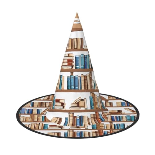 BULQAPZDF Lustige Bücherregale Kollektion Halloween Hexerhut Halloween Hexer Party Kostüm Zubehör BULQAPZDF Lustige Bücherregale Kollektion Halloween Hexerhut Halloween Hexer Party Kostüm Zubehör von BULQAPZDF