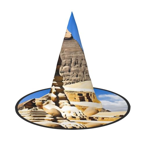 BULQAPZDF Pyramiden von Ägypten Halloween Hexerhut Halloween Hexer Party Kostüm Zubehör von BULQAPZDF