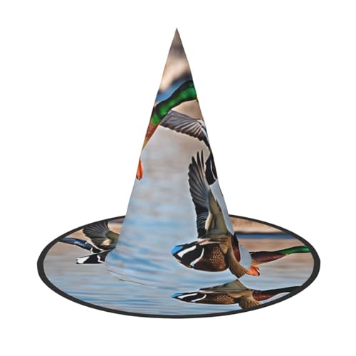 BULQAPZDF Stockente Enten Halloween Hexerhut Halloween Hexer Party Kostüm Zubehör von BULQAPZDF