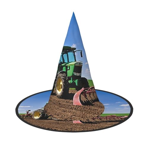 BULQAPZDF Traktor Bauernhof Halloween Hexerhut Halloween Hexer Party Kostüm Zubehör BULQAPZDF Traktor Bauernhof Halloween Hexerhut Halloween Hexer Party Kostüm Zubehör von BULQAPZDF