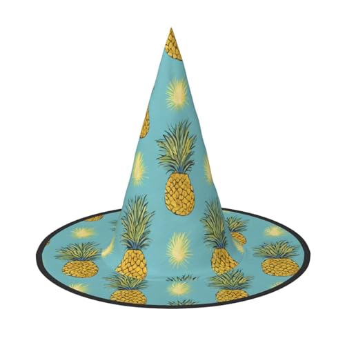BULQAPZDF Tropische Frucht Ananas Halloween Hexerhut Halloween Hexer Party Kostüm Zubehör BULQAPZDF Tropische Frucht Ananas Halloween Hexerhut Halloween Hexer Party Kostüm Zubehör von BULQAPZDF