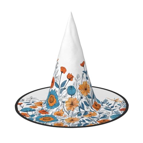 BULQAPZDF Türkisfarbener blaugrüner Halloween-Hexerhut, Halloween-Hexerparty, Kostümzubehör BULQAPZDF Türkisfarbener blaugrüner Halloween-Hexerhut, Halloween-Hexerparty, Kostümzubehör von BULQAPZDF