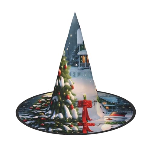 BULQAPZDF Weihnachtsbaum und Schneemann Halloween Hexerhut Halloween Hexer Party Kostüm Zubehör BULQAPZDF Weihnachtsbaum und Schneemann Halloween Hexerhut Halloween Hexer Party Kostüm Zubehör von BULQAPZDF