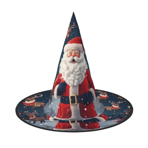BULQAPZDF Weihnachtsmann Weihnachten Halloween Hexerhut Halloween Hexer Party Kostüm Zubehör BULQAPZDF Weihnachtsmann Weihnachten Halloween Hexerhut Halloween Hexer Party Kostüm Zubehör von BULQAPZDF