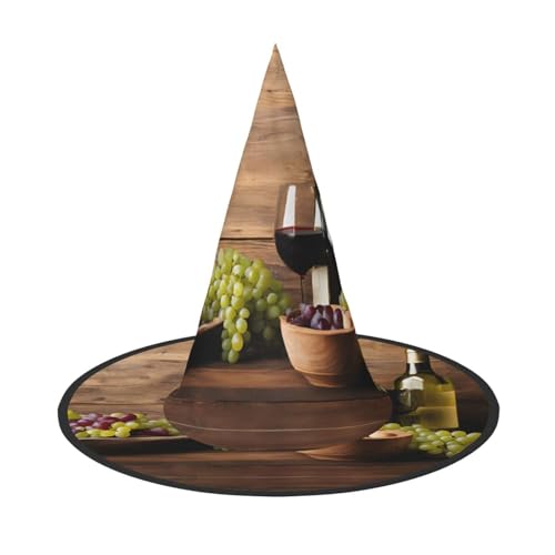 BULQAPZDF Weinflaschenkorken Trauben Halloween Hexerhut Halloween Hexer Party Kostüm Zubehör BULQAPZDF Weinflaschenkorken Trauben Halloween Hexerhut Halloween Hexer Party Kostüm Zubehör von BULQAPZDF