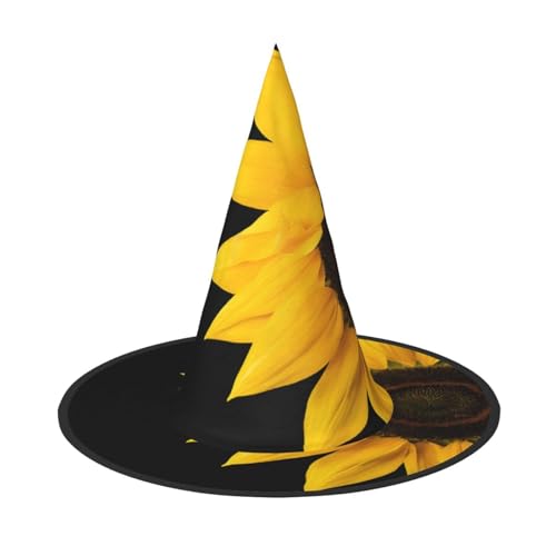BULQAPZDF Wilde Blume Sonnenblume Halloween Hexerhut Halloween Hexer Party Kostüm Zubehör BULQAPZDF Wilde Blume Sonnenblume Halloween Hexerhut Halloween Hexer Party Kostüm Zubehör von BULQAPZDF
