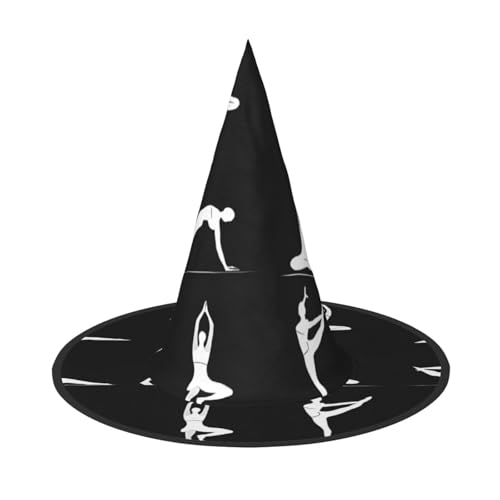 BULQAPZDF Yoga Halloween Hexerhut Halloween Hexer Party Kostüm Zubehör BULQAPZDF Yoga Halloween Hexerhut Halloween Hexer Party Kostüm Zubehör von BULQAPZDF