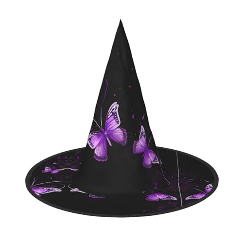 Schmetterling lila Halloween Hexerhut Halloween Hexer Party Kostüm Zubehör Schmetterling lila Halloween Hexerhut Halloween Hexer Party Kostüm Zubehör von BULQAPZDF