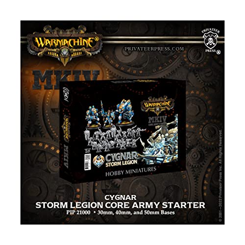 WARMACHINE: MKIV – Cygnar Storm Legion Core Army Starter von Privateer Press