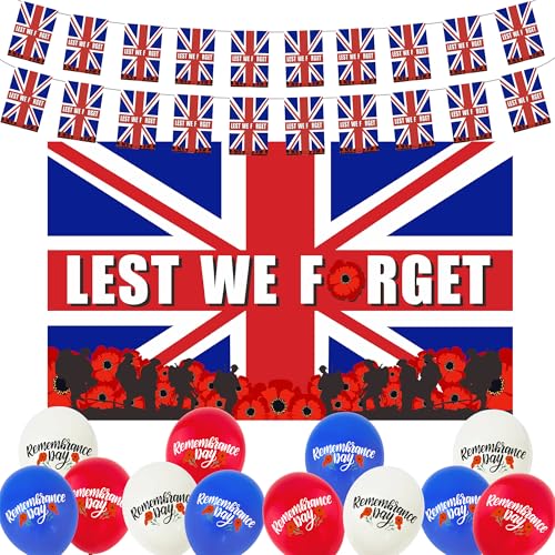 Buscando Gedenktags-Flagge, Ballon-Gedenk-Set, britische Gedenktags-Dekoration, Flagge, Wimpelkette, Banner, Gedenkballons, Gedenkzubehör, Zubehör für drinnen und draußen, Union Jack-Flagge Buscando Gedenktags-Flagge, Ballon-Gedenk-Set, britische Gedenktags-Dekoration, Flagge, Wimpelkette, Banner, Gedenkballons, Gedenkzubehör, Zubehör für drinnen und draußen, Union Jack-Flagge von BUSCANDO