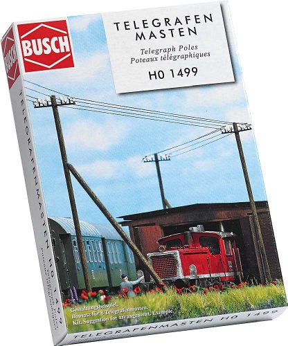 BUSCH 1499 - Telegrafenmasten von Busch
