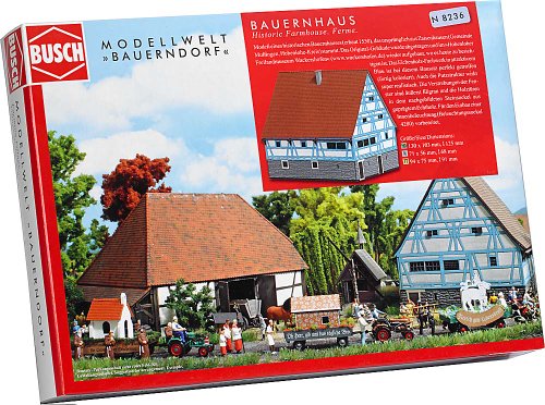 BUSCH 8236 - Bauernhaus aus Zaisenhausen von Busch