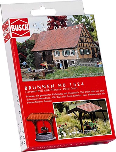 Busch 1524 - Brunnen mit Blumenampel von Busch