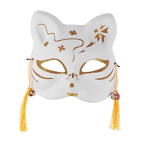 BUTIFULSIC 1 Stk Fuchs Maske tierische Gesichtsmaske Tierkostüm Modefrauenkleidung traditionelle japanische Masken Füchse-Maske venezianische Hälfte Maske im japanischen Stil Neuheit Maske von BUTIFULSIC