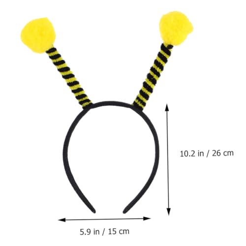 BUTIFULSIC 10 Stück Teiliges Bienen Ameisen-haarreif- Langlebig und Formstabil mit Tierischen Antennen und Pompons Vielseitiges Party Kostümzubehör für Frauen und Mädchen für Halloween und von BUTIFULSIC