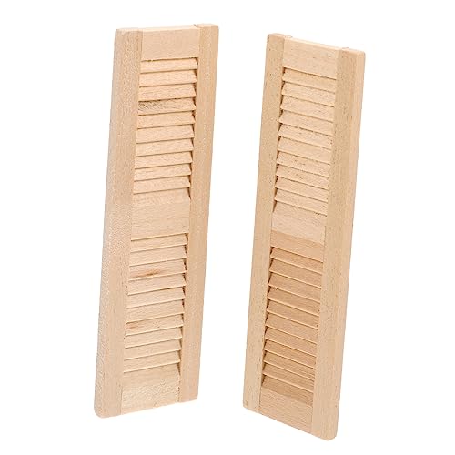 BUTIFULSIC 2 Stück Mini Möbel Jalousien Puppenhauseinrichtung Blackout Puppenhausjalousie spielzeuge Miniatur-Puppenstubenmöbel Dollhouse Mini Jalousien hölzern Hellbraun BUTIFULSIC 2 Stück Mini Möbel Jalousien Puppenhauseinrichtung Blackout Puppenhausjalousie spielzeuge Miniatur-Puppenstubenmöbel Dollhouse Mini Jalousien hölzern Hellbraun von BUTIFULSIC