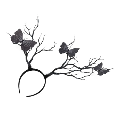 BUTIFULSIC Antler Headband Haarreif mit Zweig dekor Kreatives Party accessoire für Fotoshootings Vielseitig Kombinierbar Stilvoll und Einzigartig Geeignet für Weihnachten Zufällige Farbe von BUTIFULSIC