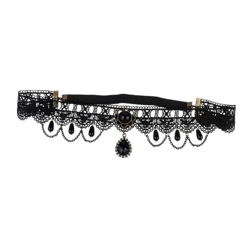 BUTIFULSIC Halloween Spitzen Haarband Schwarz Elastisch Komfortabel Damen Stirnband für Kostümpartys Thema Tanz Halloween Party Geeignet von BUTIFULSIC