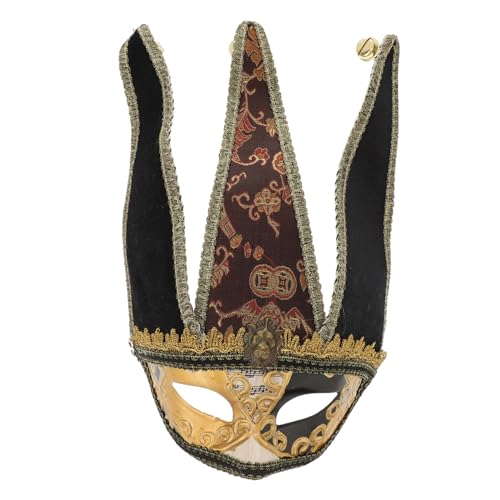 BUTIFULSIC Karneval Für Erwachsene Maskerademaske Für Männer Schwarz Halbgesichtige Venezianische Maske Schwarze Venezianische Maskenmänner Halbgesichts-maskerademaske Mann Venedig Bilden von BUTIFULSIC