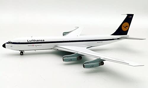 BUY GONE WORLD JF7074003 – BOEING 707-430 LUFTHANSA REG: D-ABOF MIT STÄNDER – 1/200 von BUY GONE WORLD