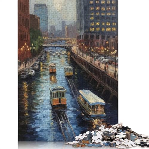 1000 Teile „Boston Beauty USA“ für Erwachsene, schwierige Puzzles für Erwachsene, Familienspaß, Puzzles, 1000 Teile (38 x 26 cm) von BVGVFHT