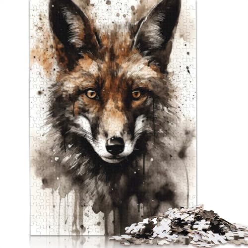 1000 Teile „Fuchs Natur S Crafty One“ für Erwachsene, schwieriges Puzzle aus Papier für Erwachsene, 1000 Teile (75 x 50 cm) von BVGVFHT