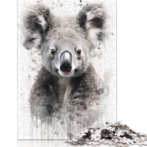 1000 Teile „Koala Beauty Wild Majesty“ für Erwachsene, schwieriges Puzzle aus Papier für Erwachsene, 1000 Teile (38 x 26 cm) von BVGVFHT