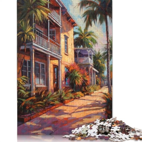 1000 Teile Art District Miami USA für Erwachsene. Schwieriges Puzzle aus Papier für Erwachsene. Geschenke am Heiligabend. 1000 Teile (75 x 50 cm) von BVGVFHT