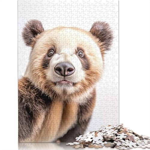 1000-teiliges Puzzle „EIN Panda Macht EIN Selfie“ für Erwachsene, Puzzle für Erwachsene und Jugendliche ab 12 Jahren, 1000 Teile (38 x 26 cm) < von BVGVFHT